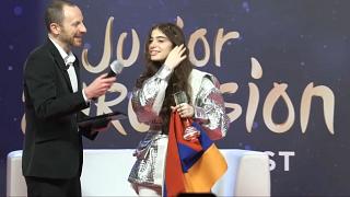 Победа Армении на конкурсе "Детское Евровидение"